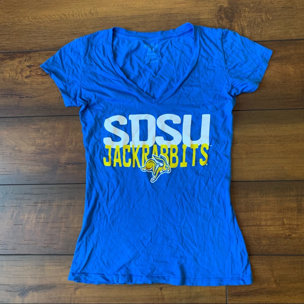 SDSU Jack rabbits women’s fitted t-shirt blue M